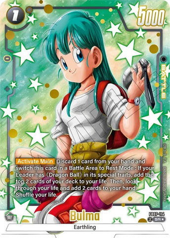 Bulma [114] [Alternate Art] [Foil] (FB07-114)(SR)