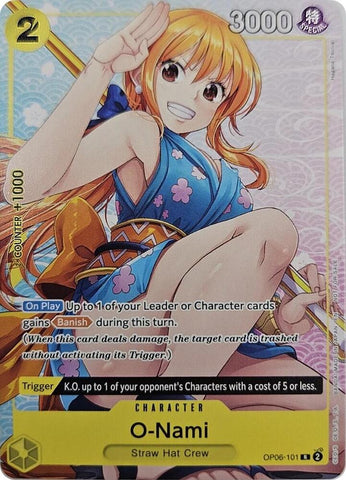 O-Nami [Welcome Pack Vol. 2] (One Piece Promotion Cards)(OP06-101)(R)