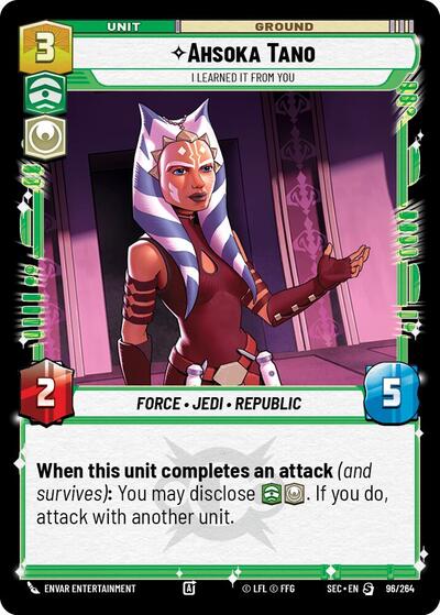 Ahsoka Tano, I Learned It from You (Secrets of Power)(SEC-096/264)(S)