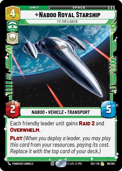 Naboo Royal Starship, Fit For A Queen (Secrets of Power)(SEC-099/264)(R)
