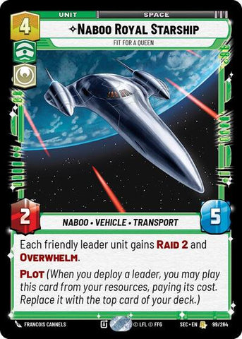 Naboo Royal Starship, Fit For A Queen (Secrets of Power)(SEC-099/264)(R)