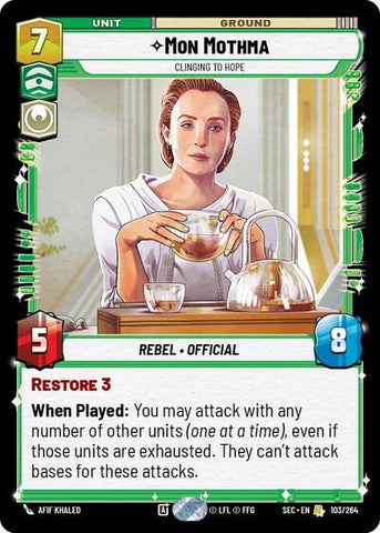 Mon Mothma, Clinging to Hope (Secrets of Power)(SEC-103/264)(R)