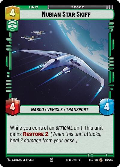 Nubian Star Skiff (Secrets of Power)(SEC-116/264)(C)