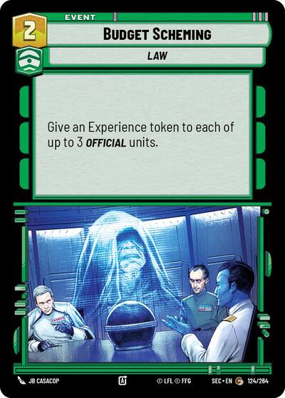 Budget Scheming (Secrets of Power)(SEC-124/264)(C)