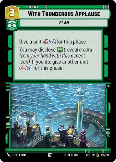 With Thunderous Applause (Secrets of Power)(SEC-129/264)(C)