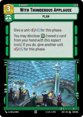 With Thunderous Applause (Secrets of Power)(SEC-129/264)(C)
