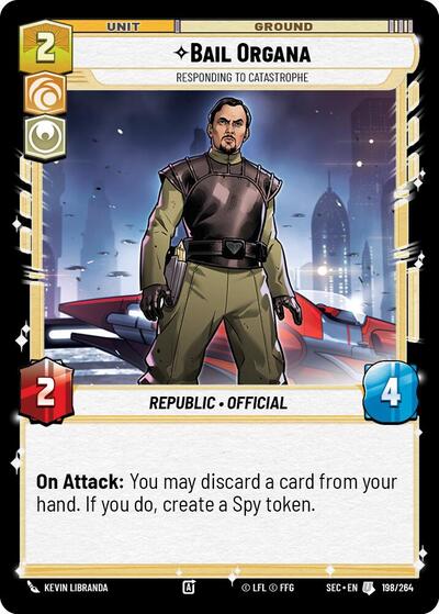 Bail Organa, Responding to Catastrophe (Secrets of Power)(SEC-198/264)(U)