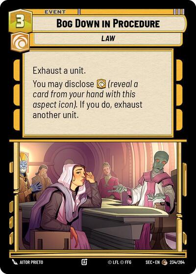 Bog Down in Procedure (Secrets of Power)(SEC-234/264)(C)