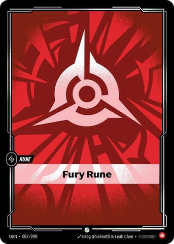 Fury Rune (Origins)(OGN-007/298)(C)