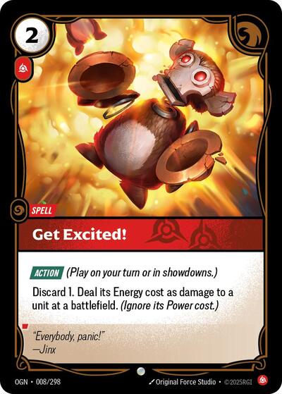 Get Excited! - Foil (Origins)(OGN-008/298)(C)