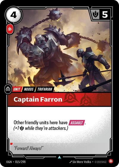 Captain Farron - Foil (Origins)(OGN-015/298)(U)