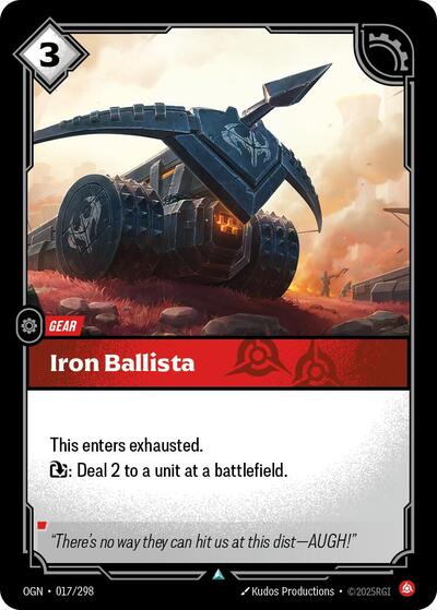 Iron Ballista - Foil (Origins)(OGN-017/298)(U)