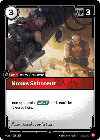 Noxus Saboteur (Origins)(OGN-018/298)(U)
