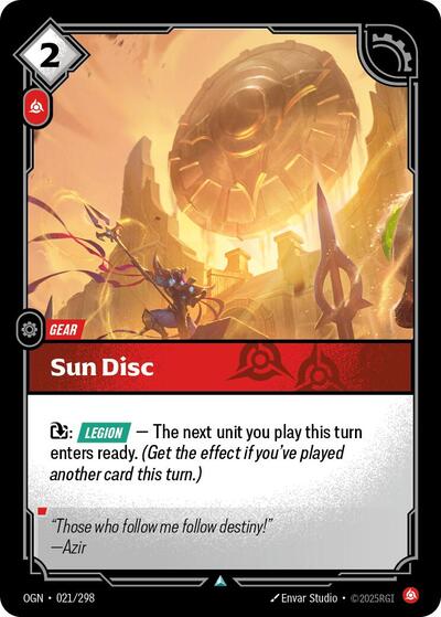 Sun Disc (Origins)(OGN-021/298)(U)