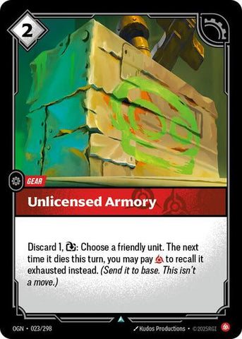 Unlicensed Armory (Origins)(OGN-023/298)(U)