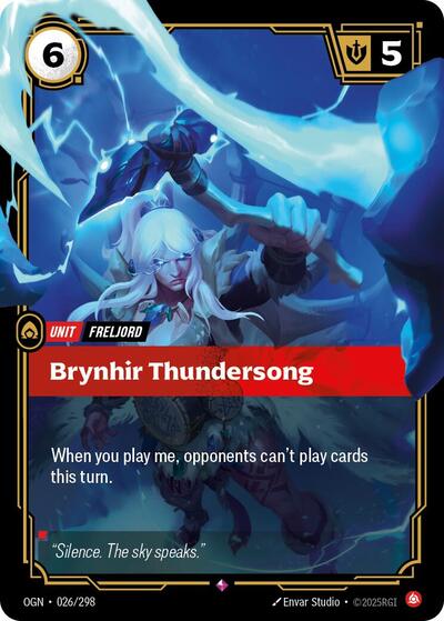 Brynhir Thundersong - Foil (Origins)(OGN-026/298)(R)