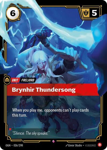 Brynhir Thundersong - Foil (Origins)(OGN-026/298)(R)