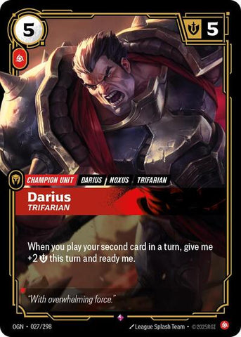 Darius, Trifarian - Foil (Origins)(OGN-027/298)(R)