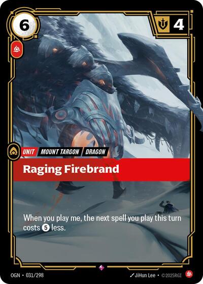 Raging Firebrand - Foil (Origins)(OGN-031/298)(R)