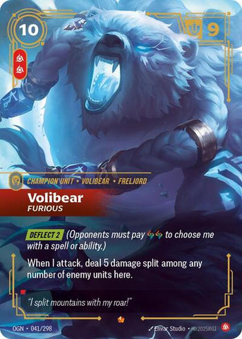 Volibear, Furious - Foil (Origins)(OGN-041/298)(E)
