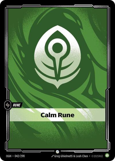 Calm Rune (Origins)(OGN-042/298)(C)