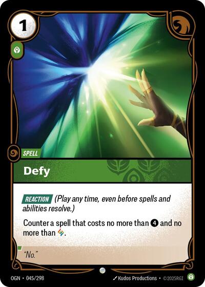 Defy - Foil (Origins)(OGN-045/298)(C)