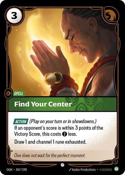 Find Your Center - Foil (Origins)(OGN-047/298)(C)