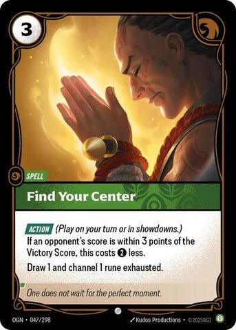 Find Your Center - Foil (Origins)(OGN-047/298)(C)