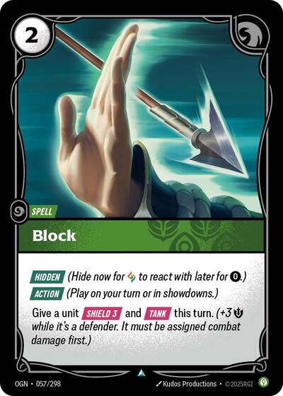 Block - Foil (Origins)(OGN-057/298)(U)