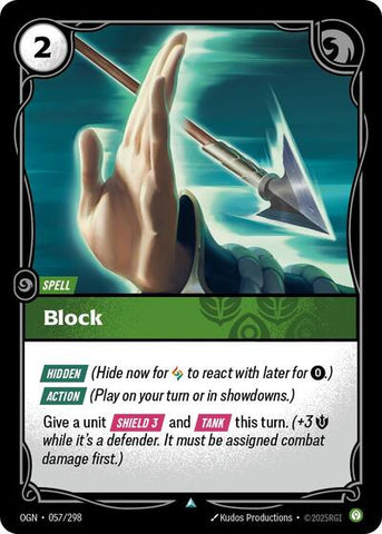 Block (Origins)(OGN-057/298)(U)
