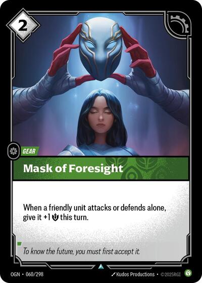Mask of Foresight - Foil (Origins)(OGN-060/298)(U)