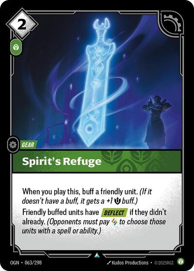 Spirit's Refuge (Origins)(OGN-063/298)(U)