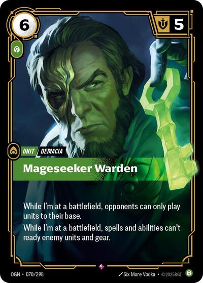 Mageseeker Warden - Foil (Origins)(OGN-070/298)(R)