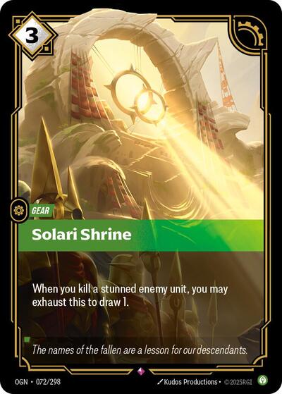 Solari Shrine - Foil (Origins)(OGN-072/298)(R)
