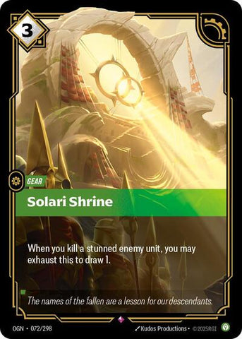 Solari Shrine - Foil (Origins)(OGN-072/298)(R)