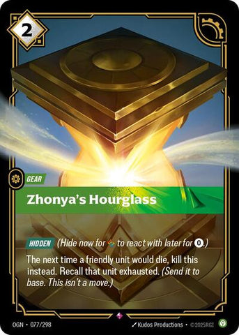 Zhonya's Hourglass - Foil (Origins)(OGN-077/298)(R)
