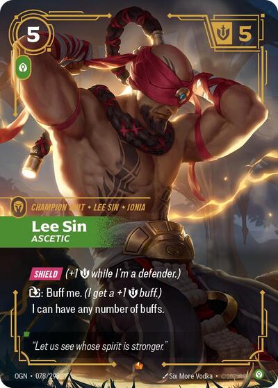 Lee Sin, Ascetic - Foil (Origins)(OGN-078/298)(E)