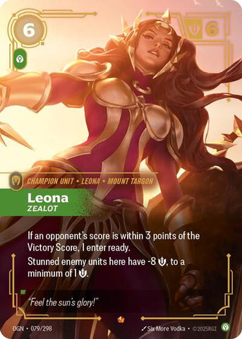 Leona, Zealot - Foil (Origins)(OGN-079/298)(E)