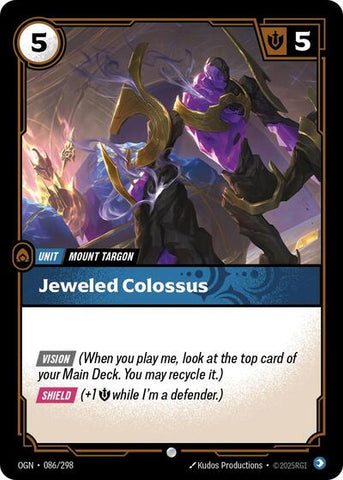 Jeweled Colossus - Foil (Origins)(OGN-086/298)(C)