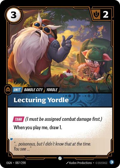 Lecturing Yordle - Foil (Origins)(OGN-087/298)(C)