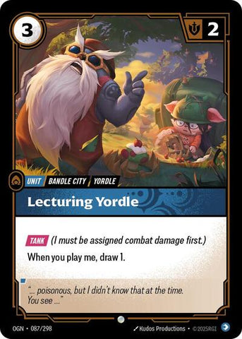 Lecturing Yordle - Foil (Origins)(OGN-087/298)(C)