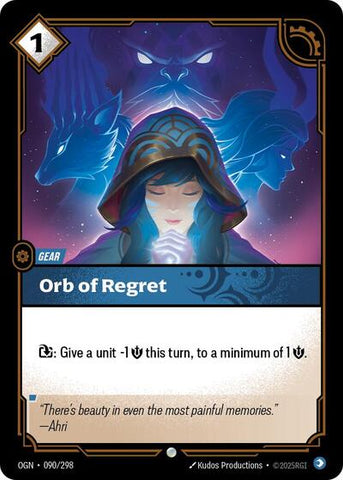 Orb of Regret - Foil (Origins)(OGN-090/298)(C)