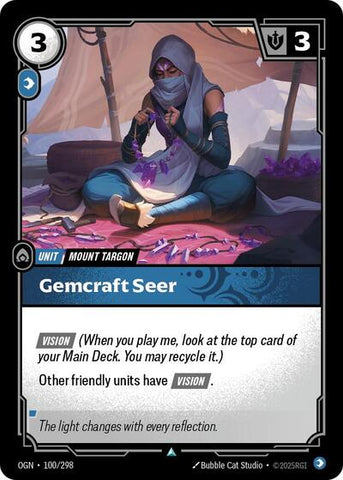 Gemcraft Seer - Foil (Origins)(OGN-100/298)(U)