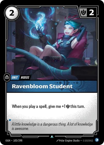 Ravenbloom Student - Foil (Origins)(OGN-103/298)(U)