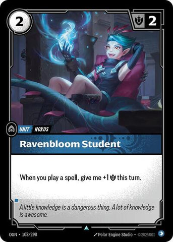Ravenbloom Student - Foil (Origins)(OGN-103/298)(U)