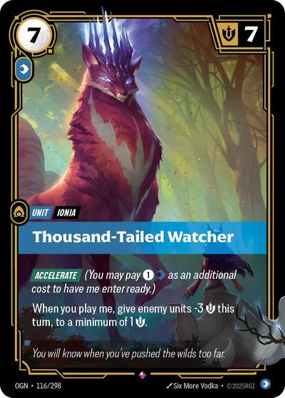 Thousand-Tailed Watcher - Foil (Origins)(OGN-116/298)(R)