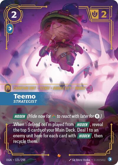 Teemo, Strategist - Foil (Origins)(OGN-121/298)(E)