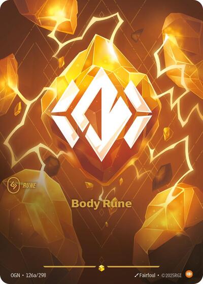 Body Rune - Alternate Art - Foil (Origins)(OGN-126a/298)(O/AA)