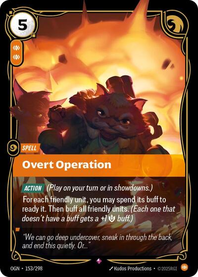 Overt Operation - Foil (Origins)(OGN-153/298)(R)