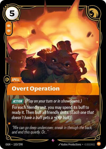 Overt Operation - Foil (Origins)(OGN-153/298)(R)